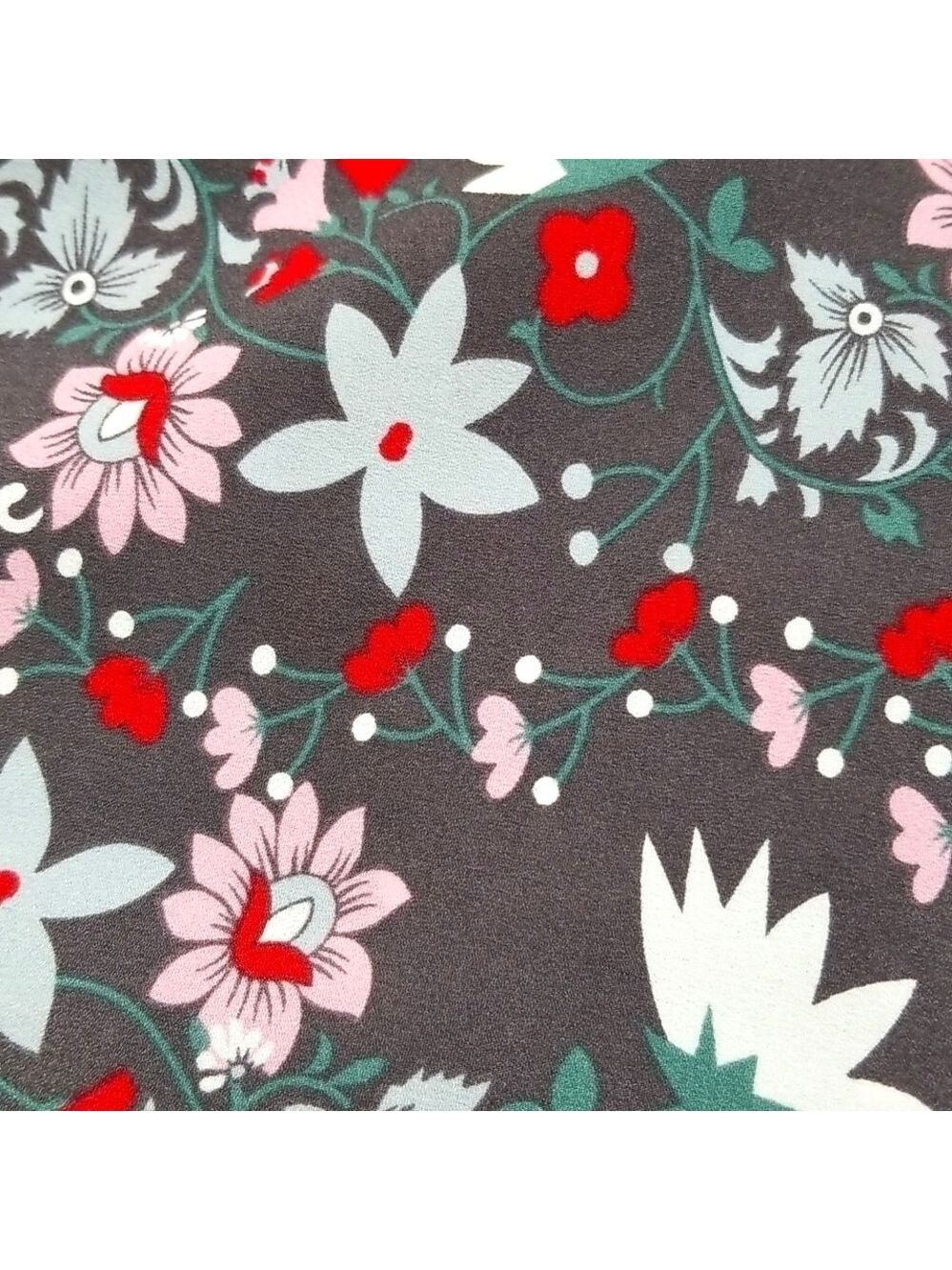 CAbi sleeveless top, V neck ,floral, size small. GUC - Picture 5 of 8